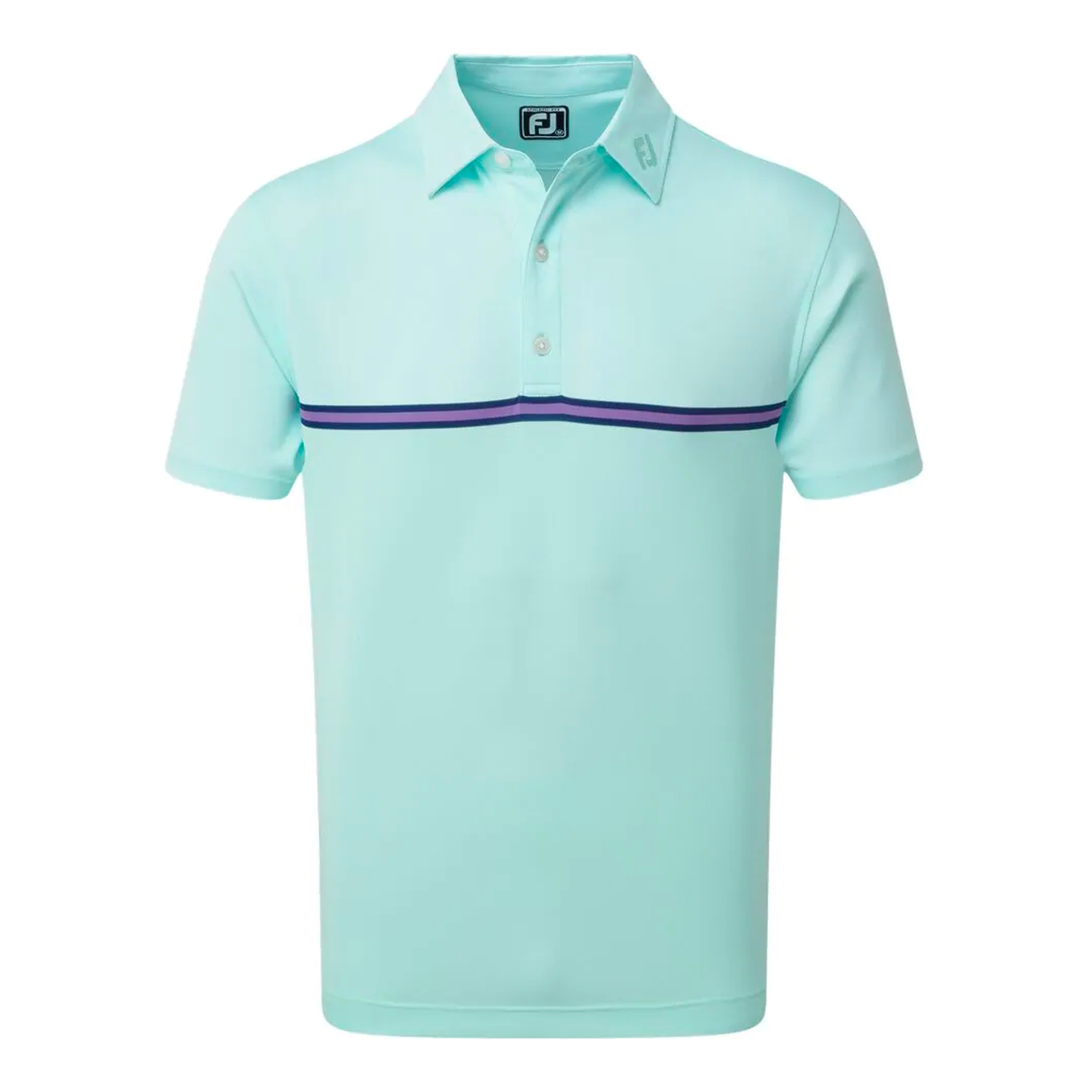 FootJoy Jacquard Top Colour Block Polo Shirt 90263 - ExpressGolf.co.uk