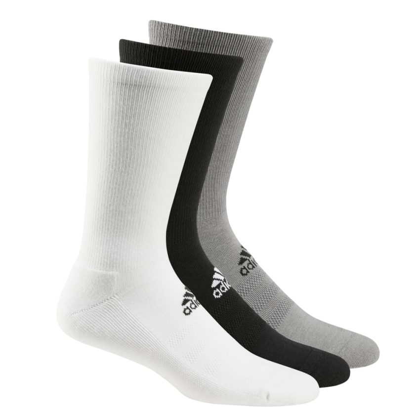 adidas Crew Golf Socks - 3 Pairs - Image 2