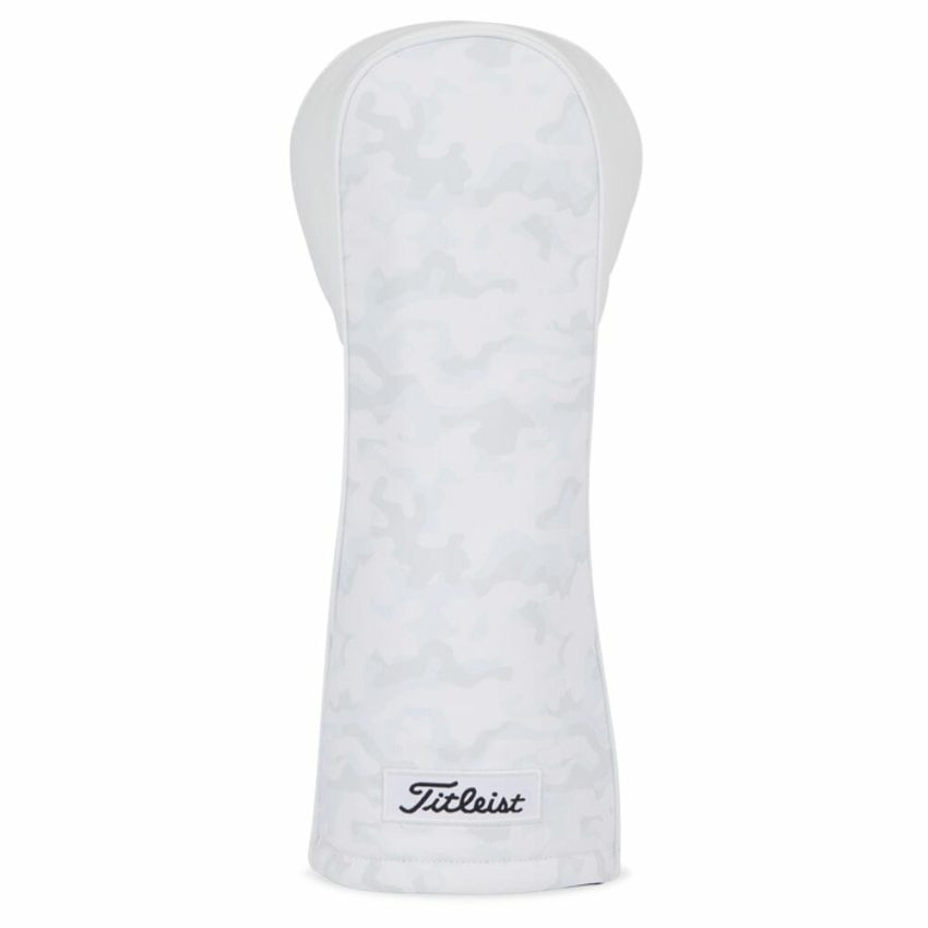 Titleist White Out Camo Leather Driver Headcover - Image 2