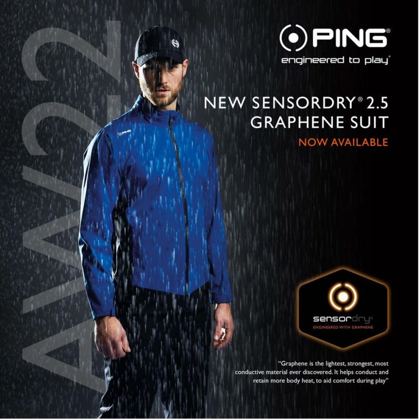 Ping Sensordry 2.5 Graphene Waterproof Golf Jacket - Image 4