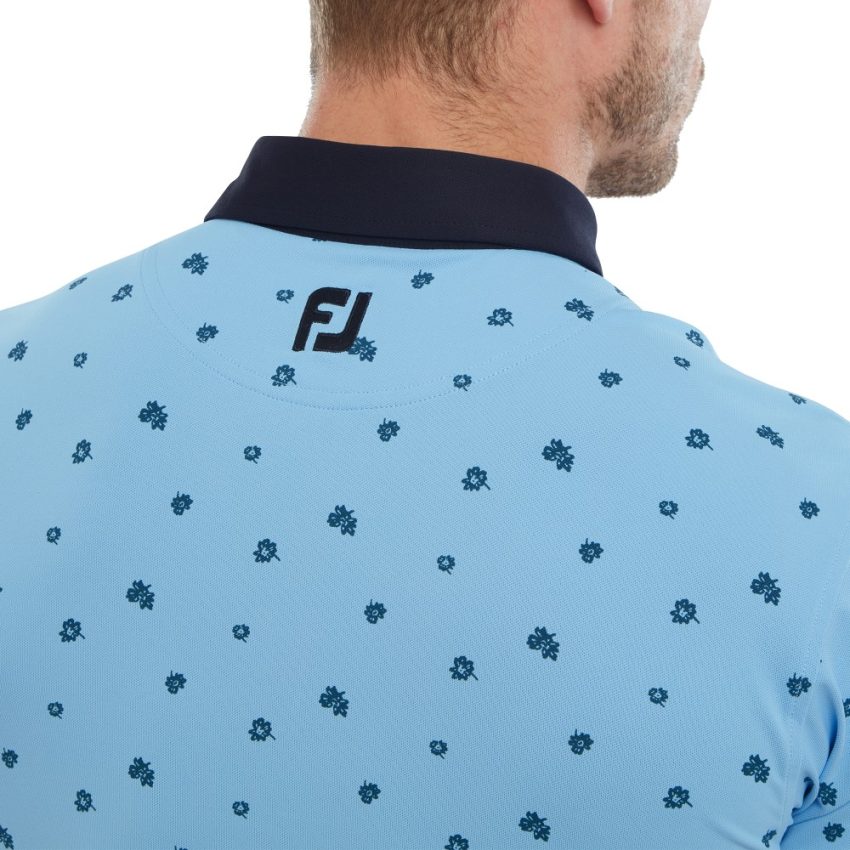 FootJoy Scattered Floral Pique Polo Shirt 23 - Image 5