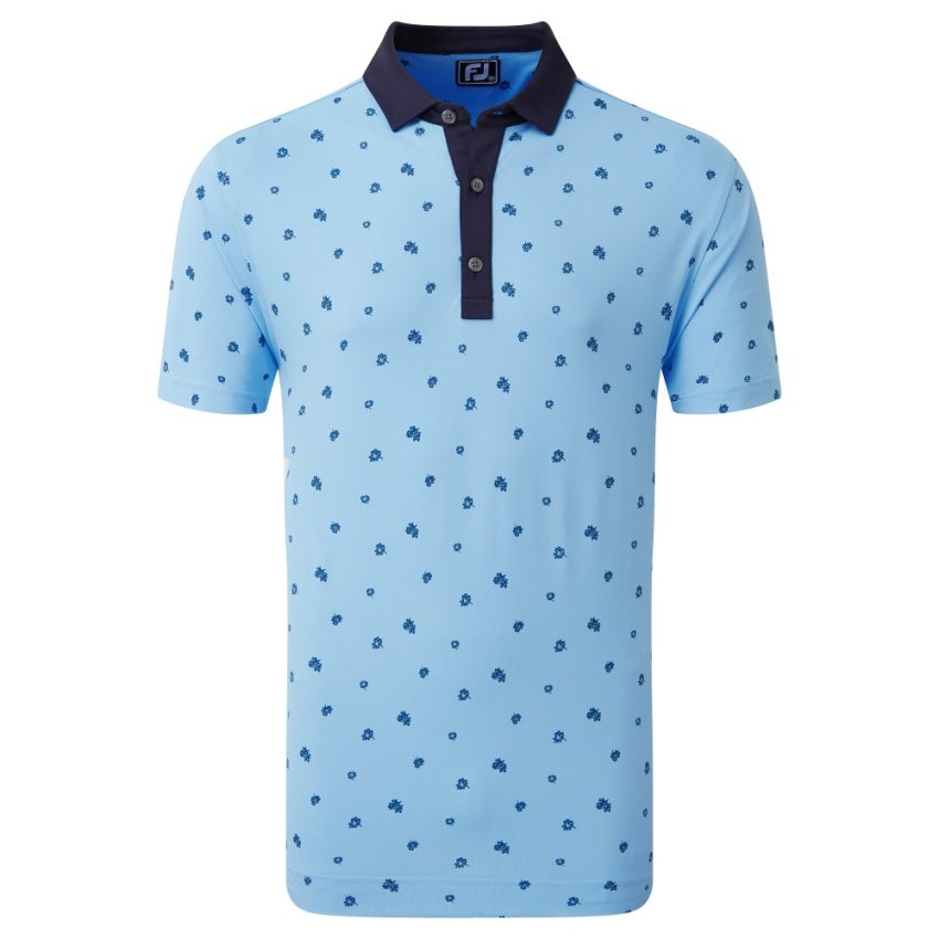 FootJoy Scattered Floral Pique Polo Shirt 23