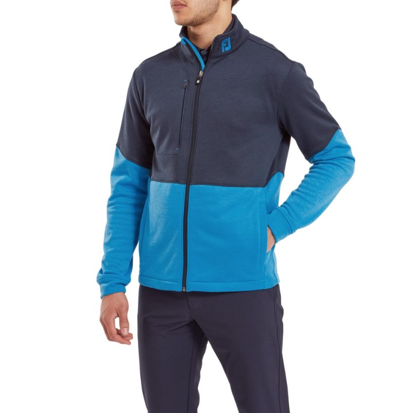 FootJoy Colour Block Full Zip Chill-Out Pullover 23 - Image 3