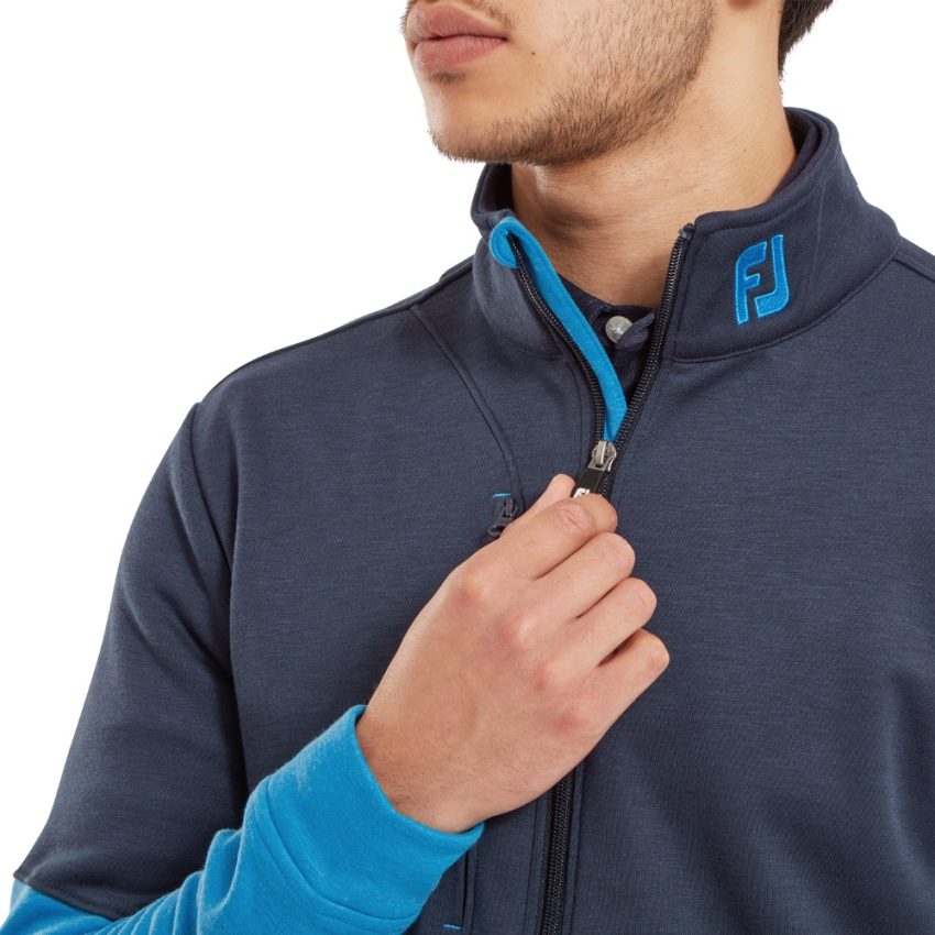 FootJoy Colour Block Full Zip Chill-Out Pullover 23 - Image 5