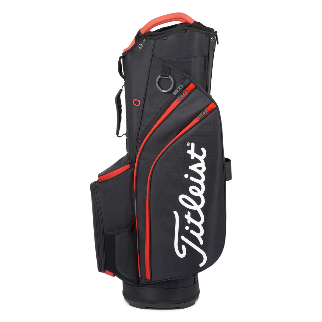 Titleist 14 Way Divider Cart Bagn10 Zip Pockets popular Blue & White Golf Bag