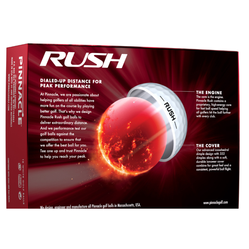 Pinnacle Rush Golf Balls (15 Ball Pack) - Image 2