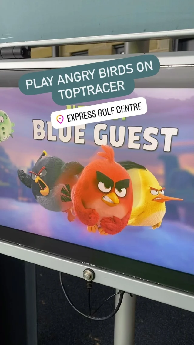 Play Angry Birds @expressgolf_centre on Toptracer today