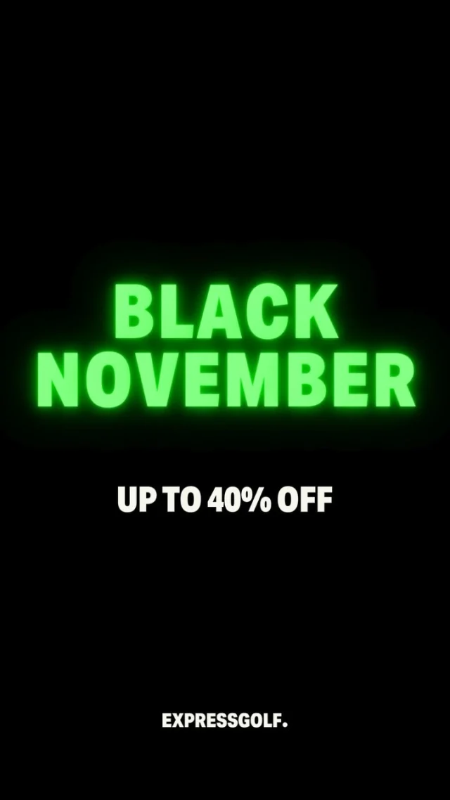 BLACK NOVEMBER ◼️⛳️

Sale Now On! 

Shop online & in-store for the latest Black November deals

#EXPRESSYOURSELF