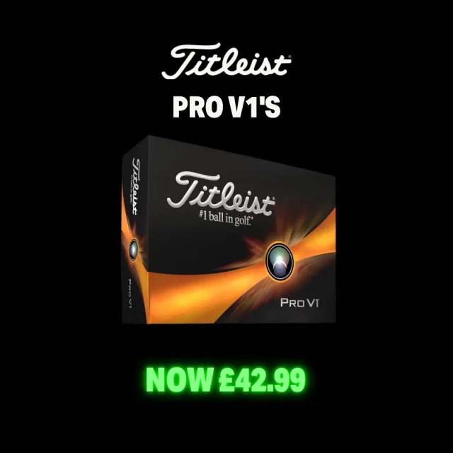 BLACK NOVEMBER ◼️⛳️

Titleist Pro v1’s Now £42.99 *Limited Stock*

#EXPRESSYOURSELF